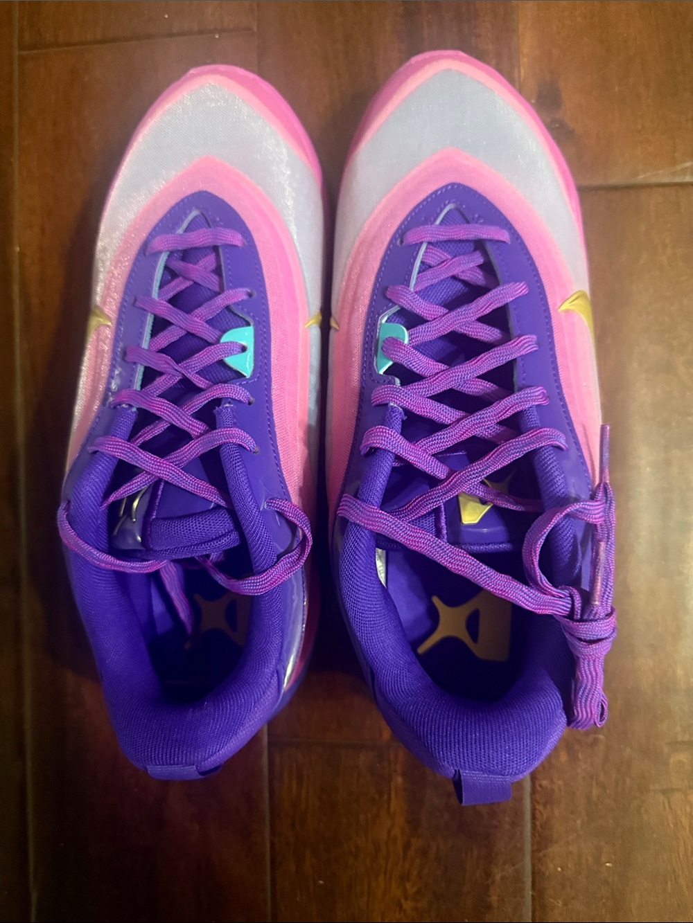 Nike A’ One Purple and Pink Athletic Shoes fits 6 1/2 youth or 8 women’s
